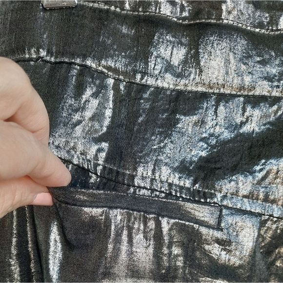 BCBGMAXAZRIA Metallic Fiona Pants - Picture 6 of 7